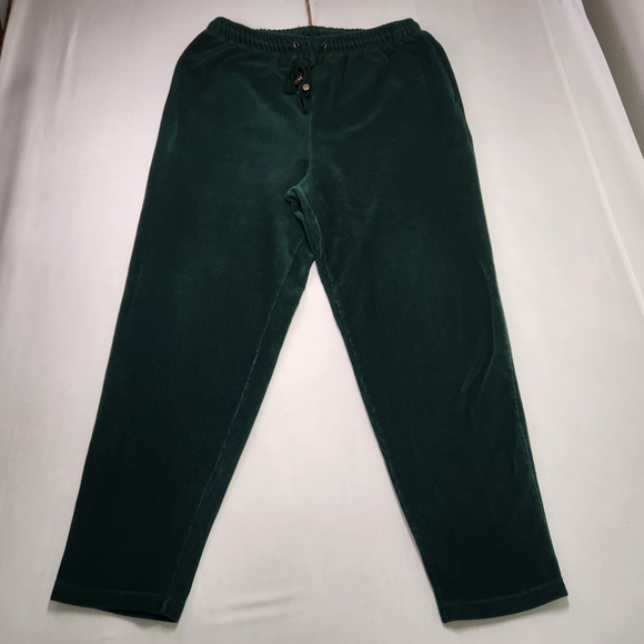 Needle & Threads Pants - ⭐️Needle & Threads Dark Green Trousers Buttery Soft Fabric Size 2XL